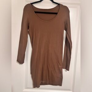 Longselve bodycon dress